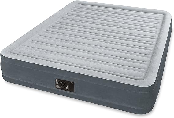 Buy Intex Comfort Plush Mid Rise Dura-Beam Airbed with Built-in Electric Pump Queen | Yallatoys.com