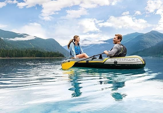 Buy Intex Seahawk 2 Boat Set  | Yallatoys.com