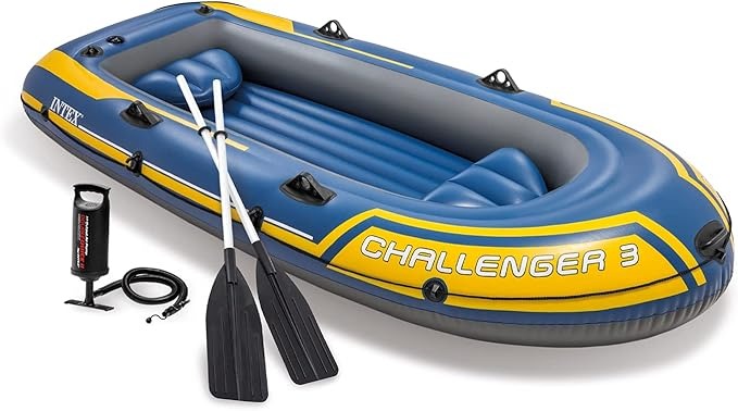 Buy Intex Challenger Inflatable Boat Set | Yallatoys.com