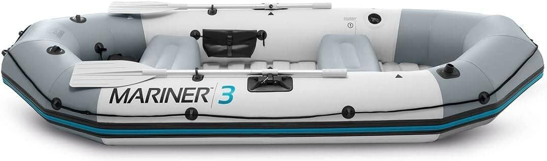 Buy Intex Inflatable Mariner 3 Pro Boat Set | Yallatoys.com