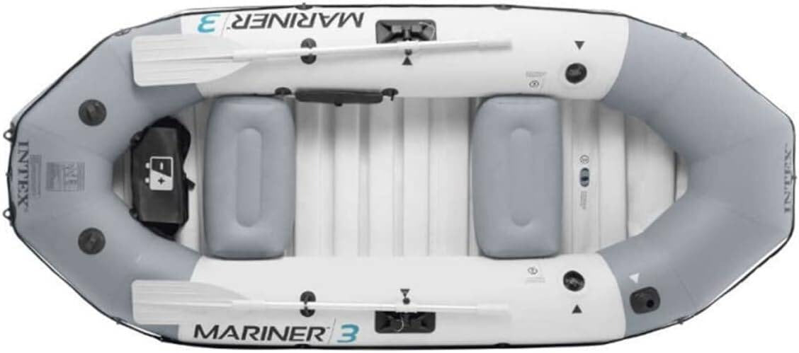 Buy Intex Inflatable Mariner 3 Pro Boat Set | Yallatoys.com