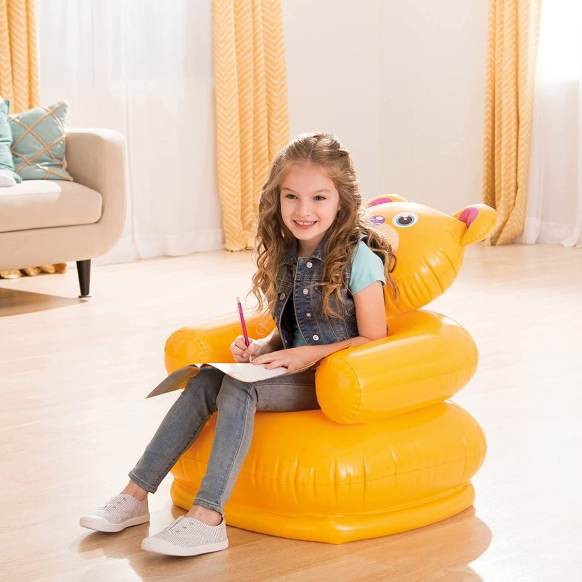Buy Intex Inflatable Happy Animal Chair (Sold Separately Subject to Availability) | Yallatoys.com