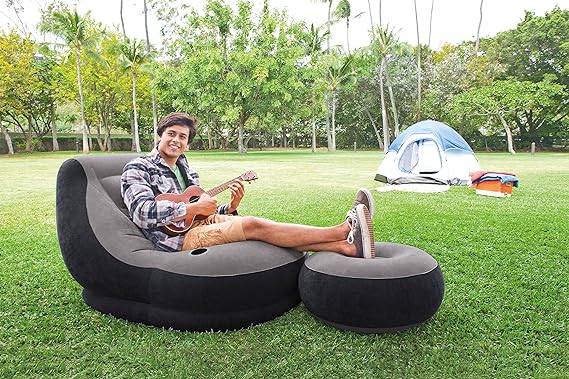 Buy Intex Inflatable Ultra Lounge with Ottoman | Yallatoys.com