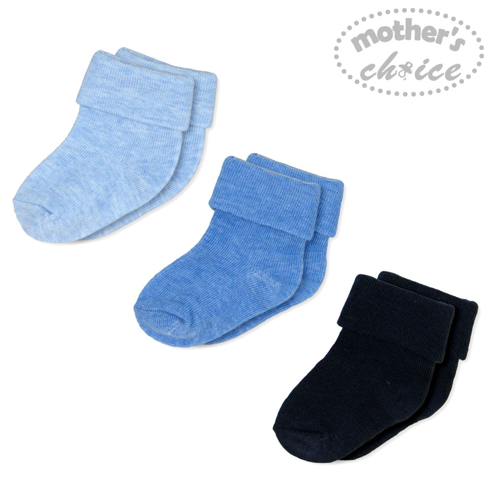 Mothers Choise Baby'S 3 Pair Turn Head Socks.  - 2 Mothers Choice Yallatoys