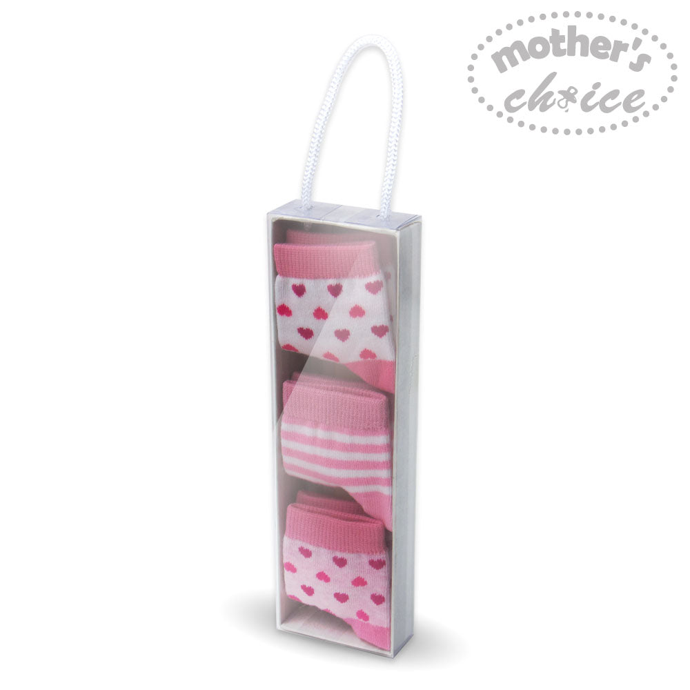 Mothers Choise Girl'S 3 Pair Melange Socks With Anti Slip.  - 1 Mothers Choice Yallatoys
