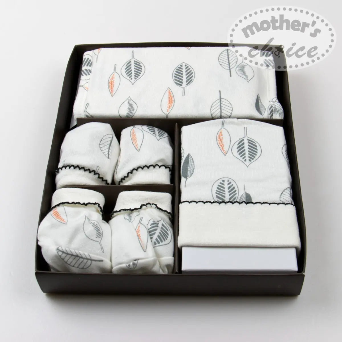 Mothers Choise Bamboo 4 Pc Layette Set  Offwhite Mothers Choice Yallatoys