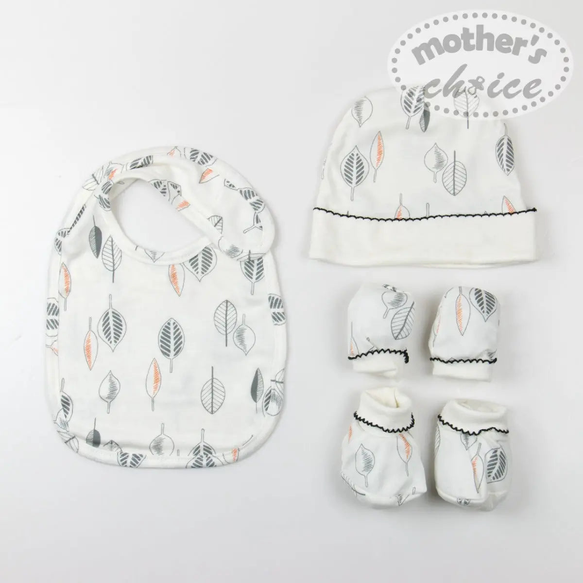 Mothers Choise Bamboo 4 Pc Layette Set  Offwhite Mothers Choice Yallatoys
