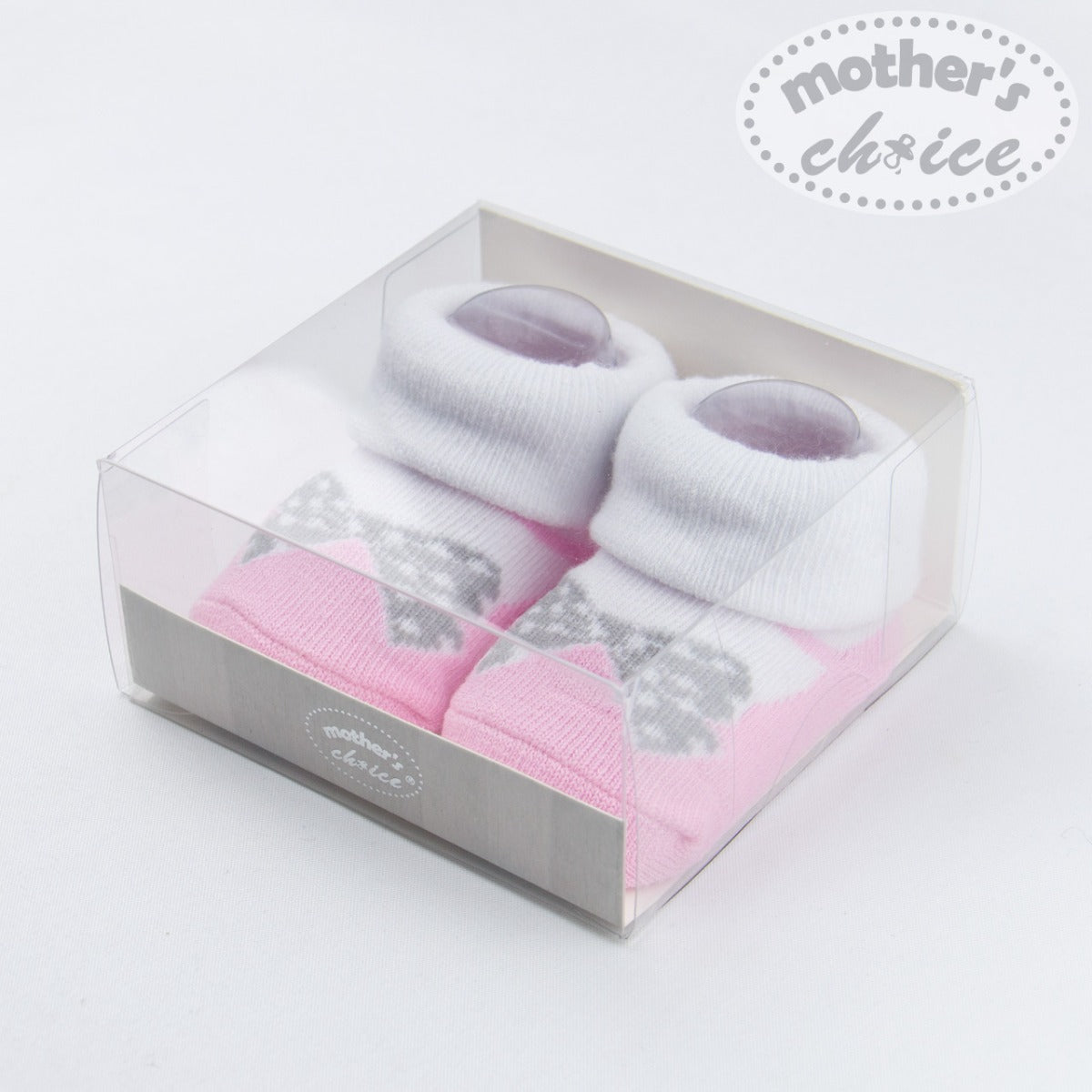 Mother'S Choice-Baby Socks Spandex.Pink Gilt Mothers Choice Yallatoys