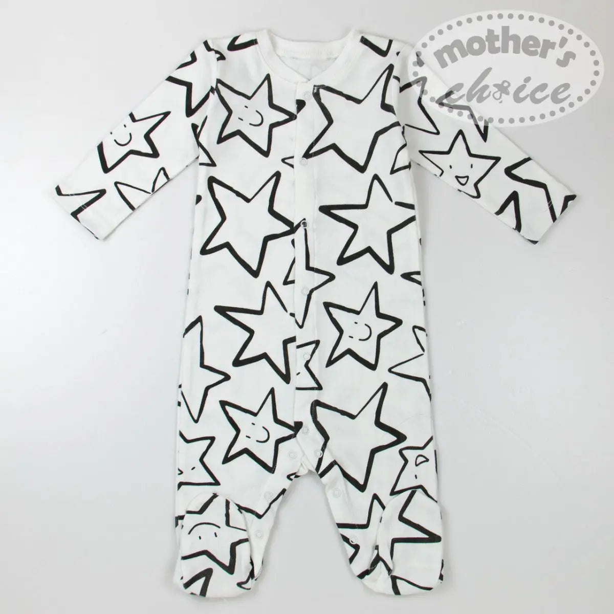 Mothers Choice Babygrower With Aop - White Mothers Choice Yallatoys