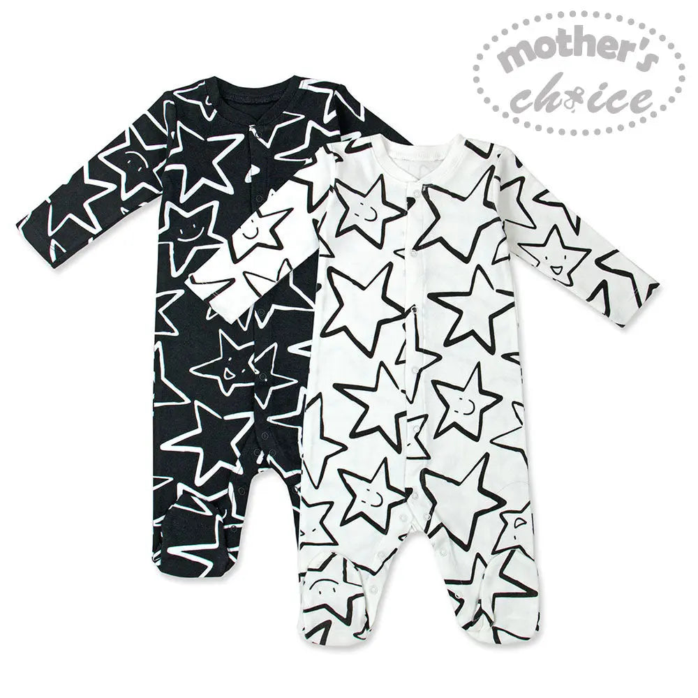 Mothers Choice Babygrower With Aop - White Mothers Choice Yallatoys