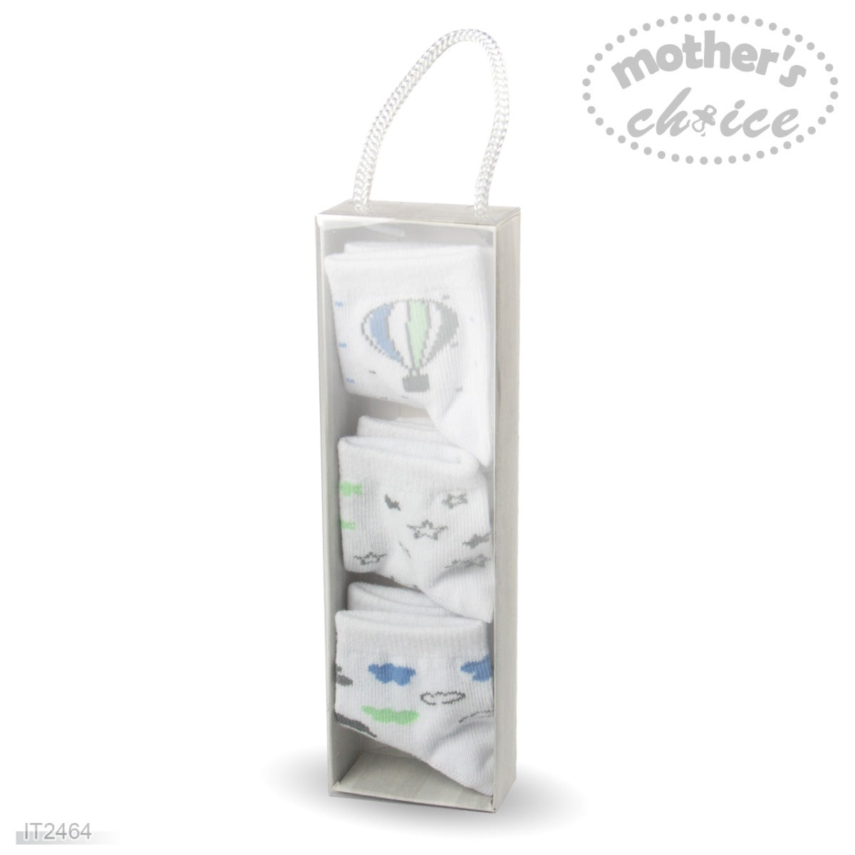 Mothers Choise Baby'S 3 Pair Socks.  - 1 Mothers Choice Yallatoys