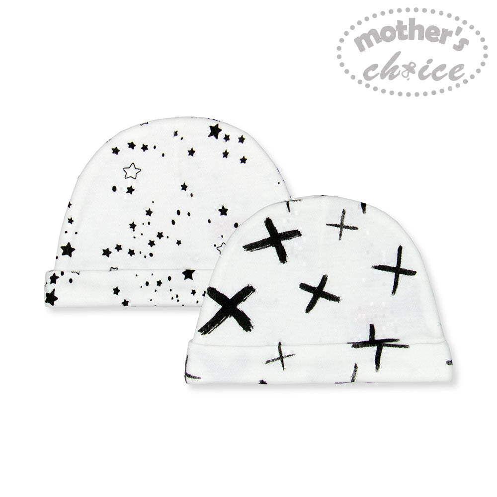 Mother'S Choice- Cap 2-Pk White Mothers Choice Yallatoys