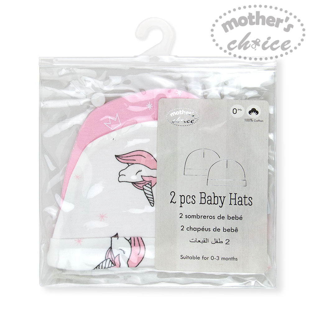 Mother'S Choice- Cap 2-Pk Pink Mothers Choice Yallatoys
