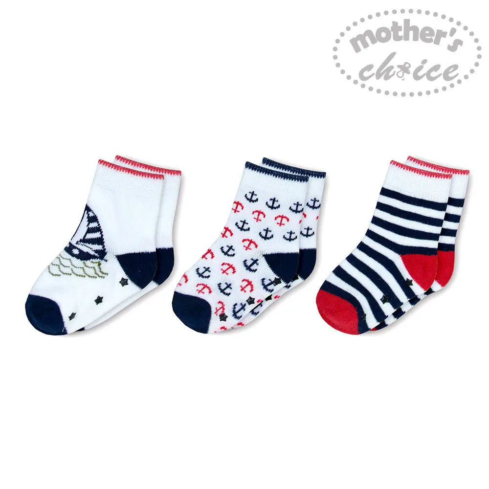 Mothers Choise Baby 3 Prs Pack Socks.  - 1 Mothers Choice Yallatoys