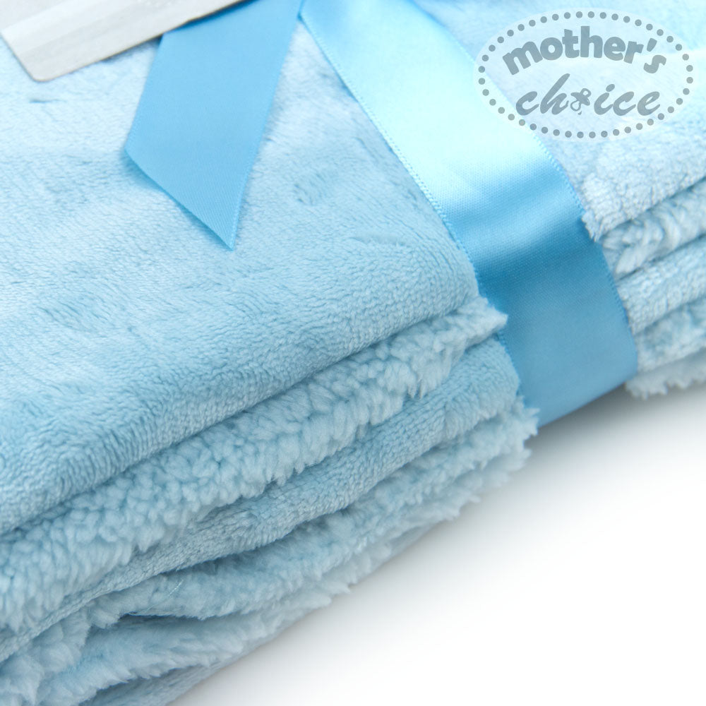 Mother'S Choice-Baby Embossed Blanket Blue Mothers Choice Yallatoys