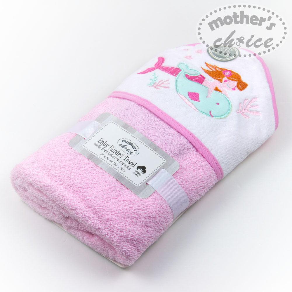 Mothers Choise Baby Hooded Towel With Embrodiery.  - 1 Mothers Choice Yallatoys