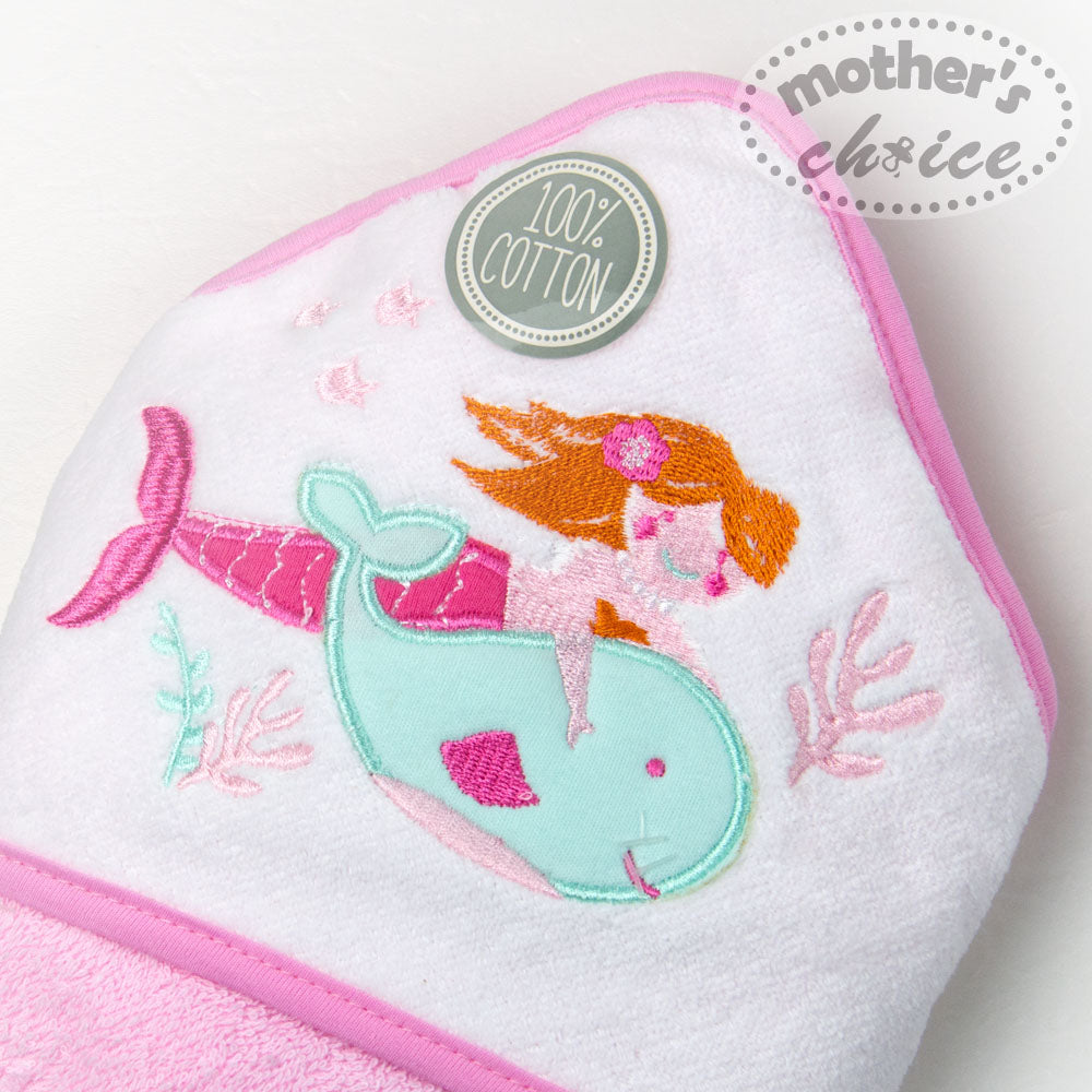 Mothers Choise Baby Hooded Towel With Embrodiery.  - 1 Mothers Choice Yallatoys