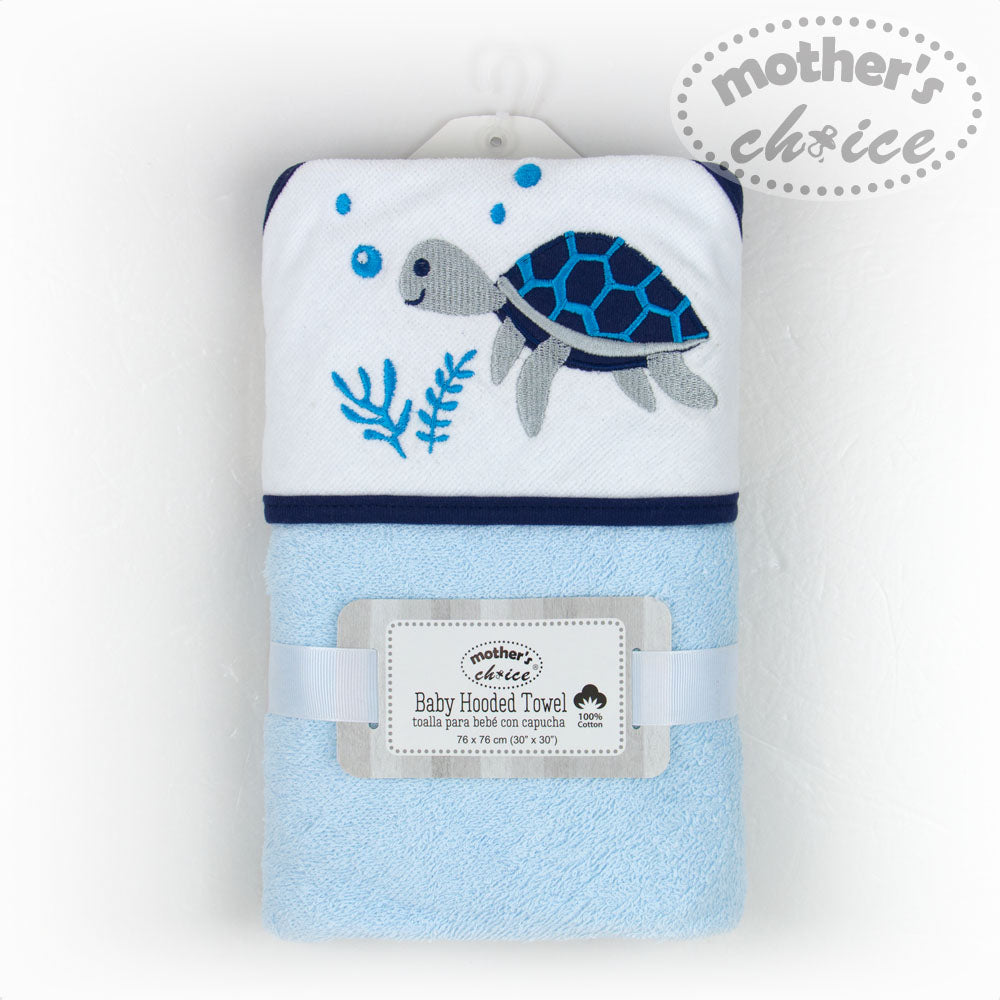 Mothers Choise Baby Hooded Towel With Embrodiery.  - 2 Mothers Choice Yallatoys
