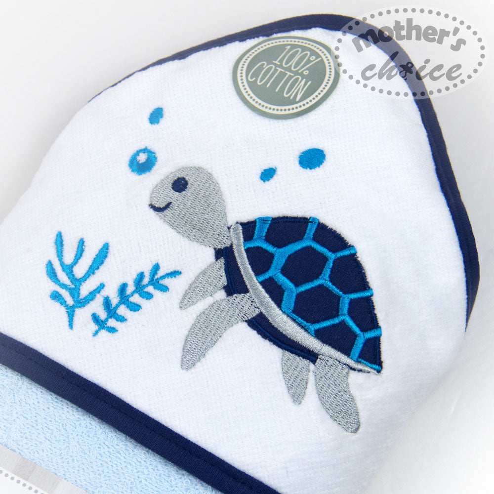 Mothers Choise Baby Hooded Towel With Embrodiery.  - 2 Mothers Choice Yallatoys