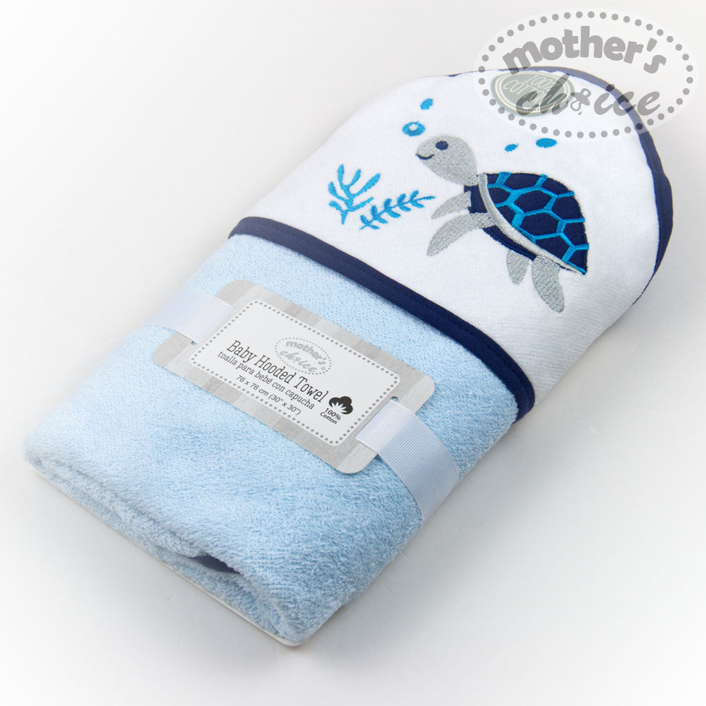 Mothers Choise Baby Hooded Towel With Embrodiery.  - 2 Mothers Choice Yallatoys