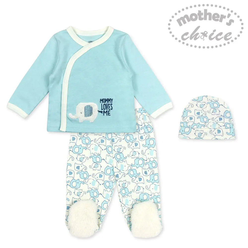 Mothers Choice Pyjama 3pcs Set Mothers Choice