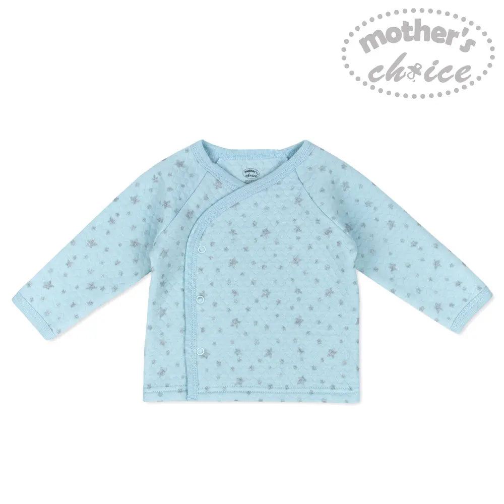 Mothers Choice Baby 3 Pcs Set Of Top, Pants & Hat Blue Mothers Choice