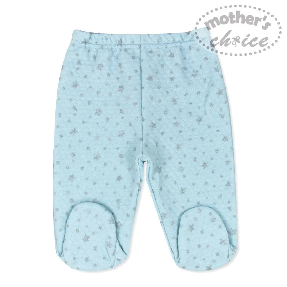 Mothers Choice Baby 3 Pcs Set Of Top, Pants & Hat Blue Mothers Choice