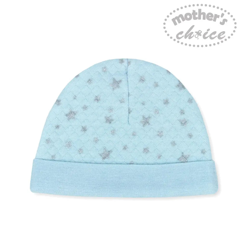 Mothers Choice Baby 3 Pcs Set Of Top, Pants & Hat Blue Mothers Choice