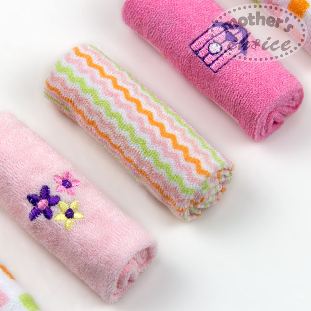 Mothers Choise Item: 6 Pk Face Cloth Set Mothers Choice Yallatoys