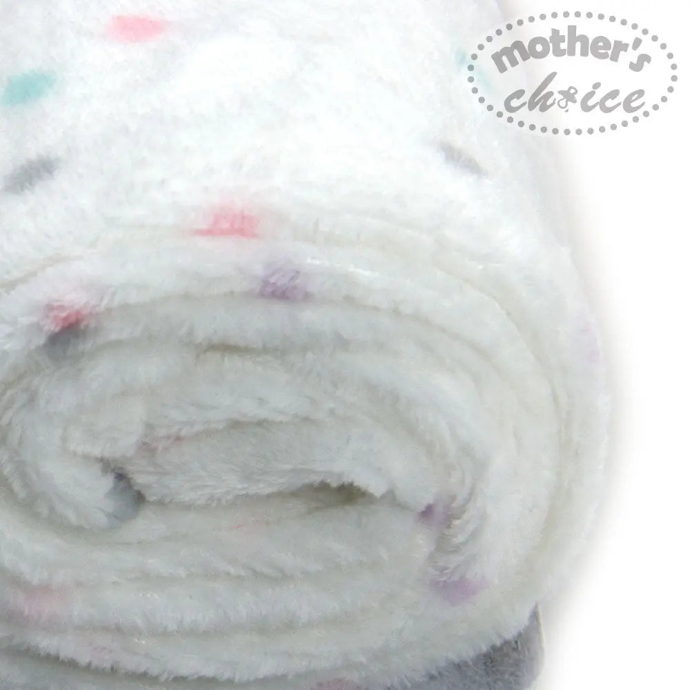 Mothers Choise Item::2 Pk Flannel Fleece Receiver White/Baloons Mothers Choice Yallatoys