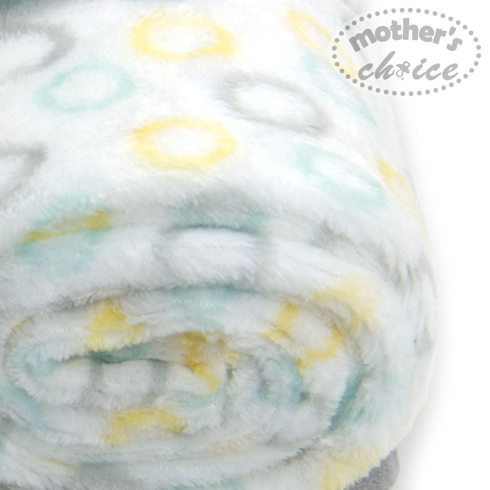 Mothers Choice 2Pk Flannel Fleece Receiver Alphabets Yellow Mothers Choice Yallatoys