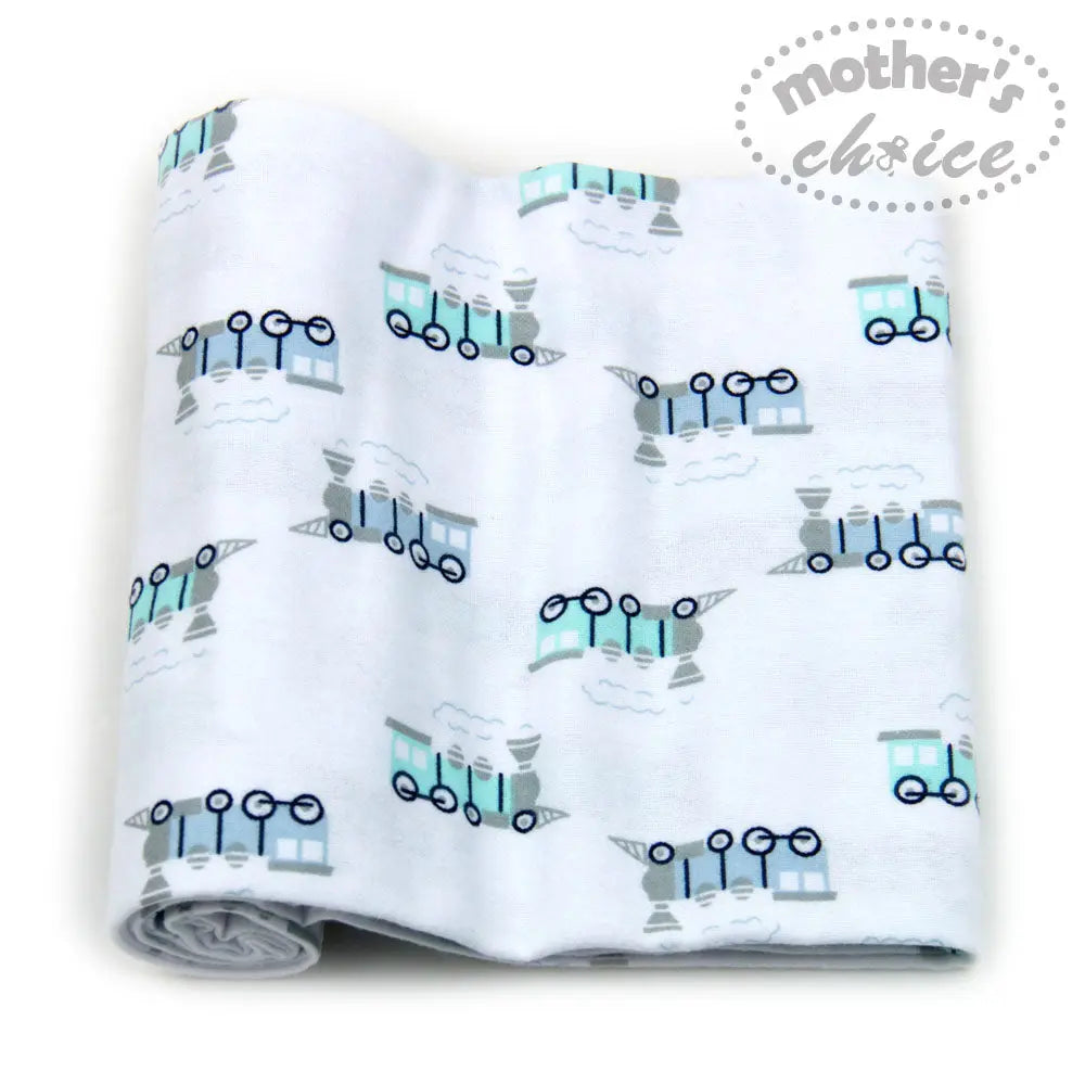 Mothers Choise Item: 3Pk Flannel Receiver With Overlock Binding  - 3 Mothers Choice Yallatoys