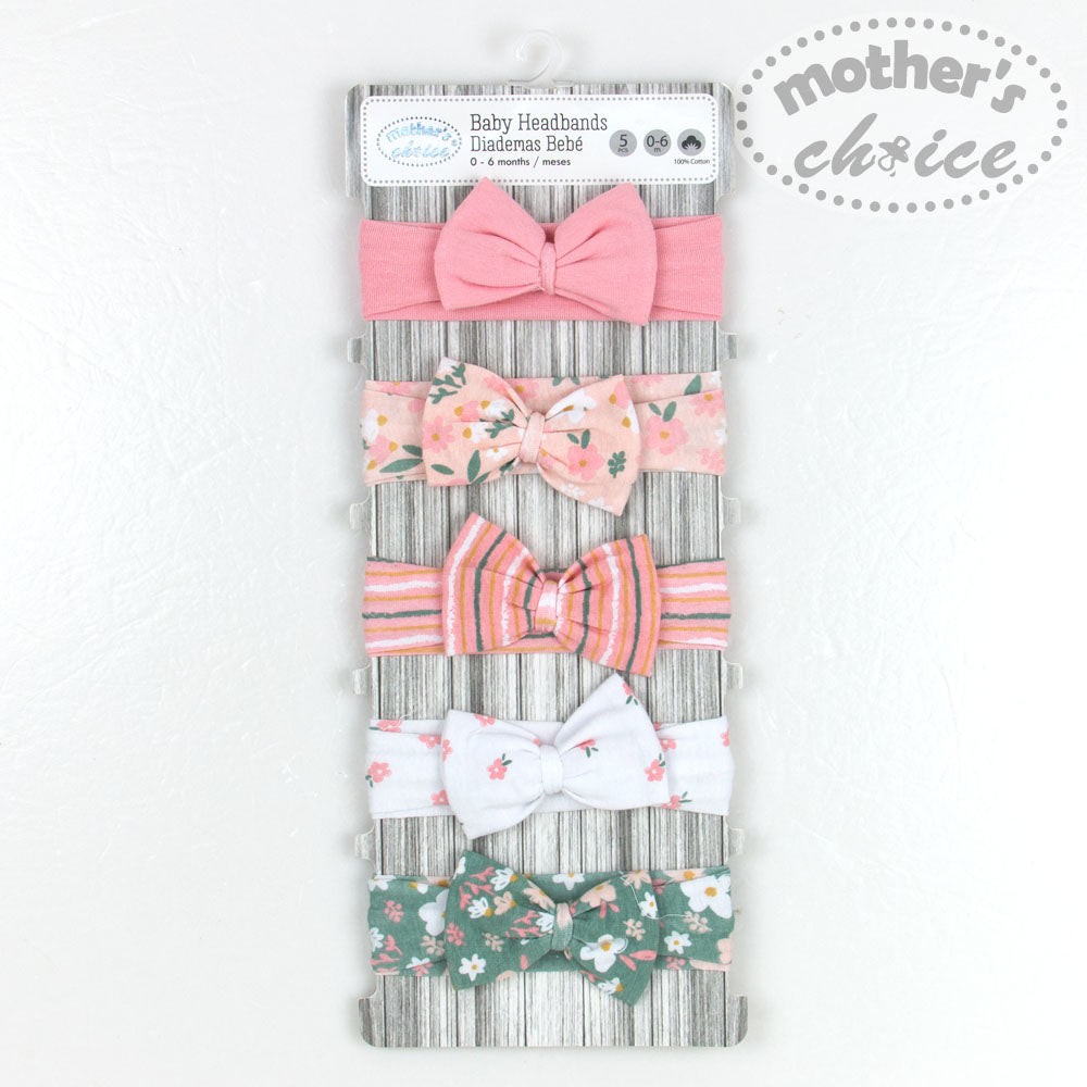 Mother'S Choice-5 Pk Headband Mothers Choice Yallatoys