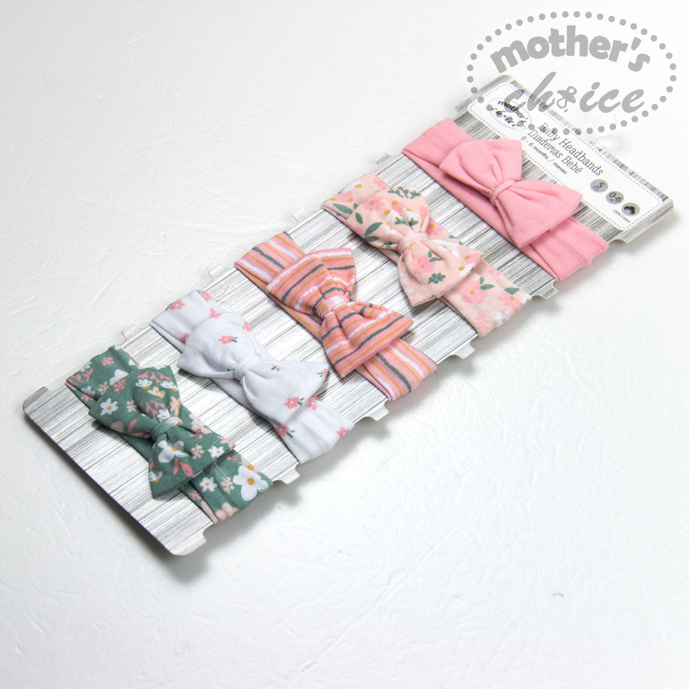Mother'S Choice-5 Pk Headband Mothers Choice Yallatoys