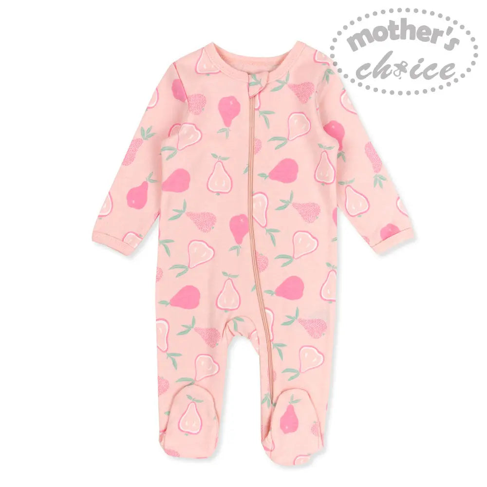 Mothers Choice Headband+Coverall - Pink Mothers Choice