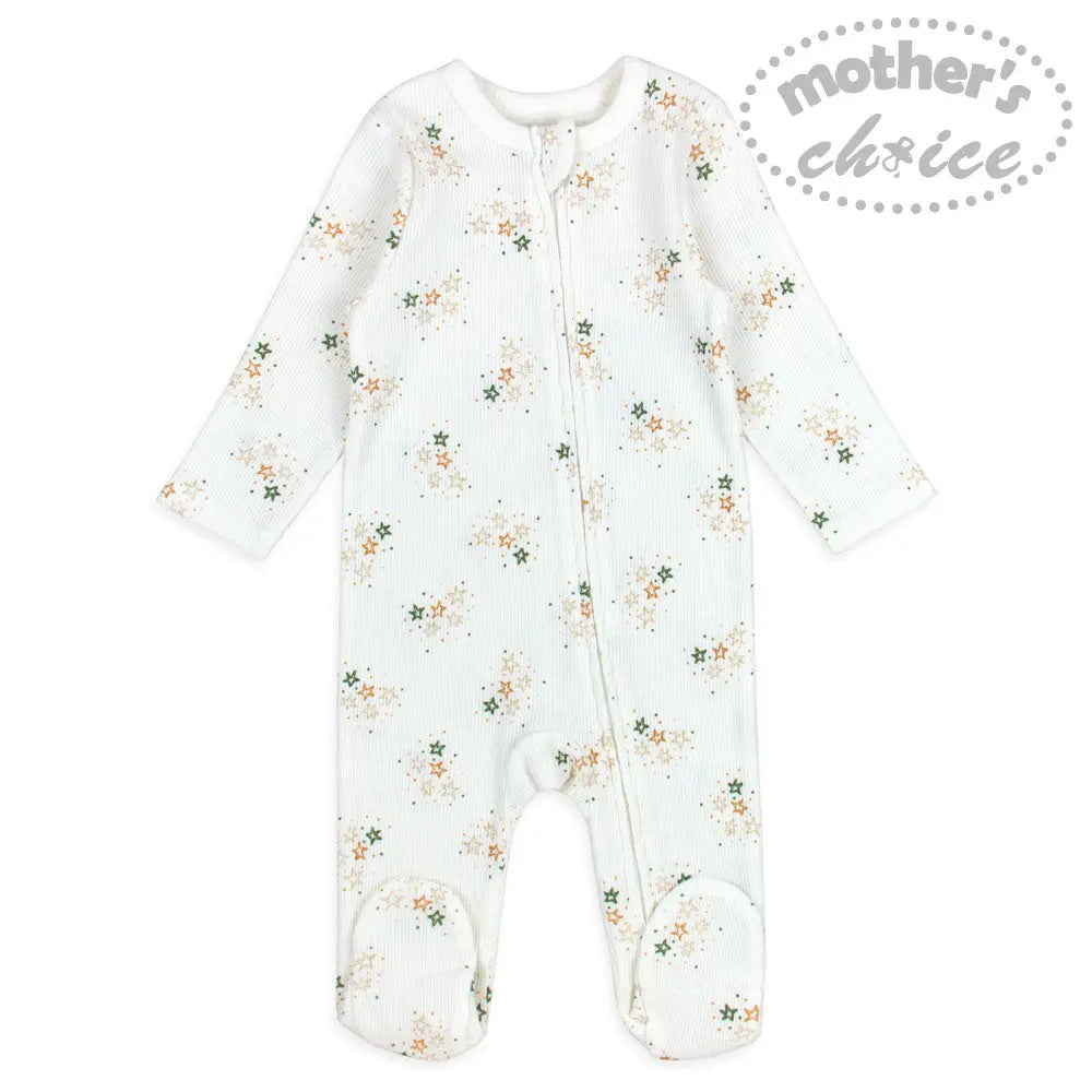 Mothers Choice 2Pk Coverall - White Mothers Choice