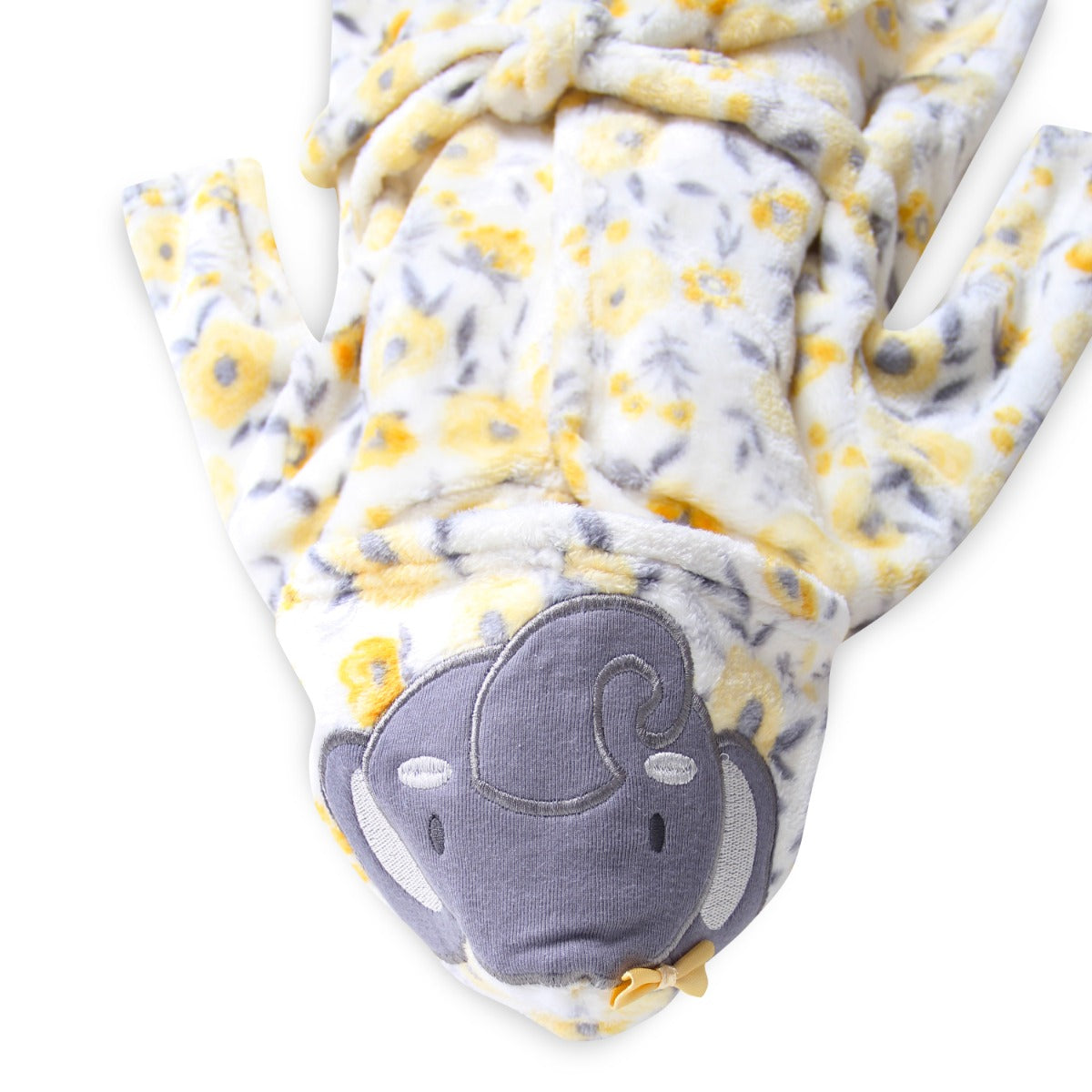 Mothers Choice Bathrobe With 3D Animal Hood Yellow Mothers Choice Yallatoys