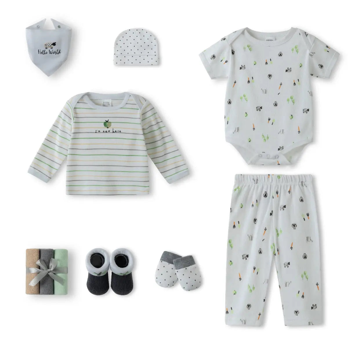 Mothers Choise Item: Baby10Pcs Gift Set Of  Bodysuit. - 2 Mothers Choice Yallatoys