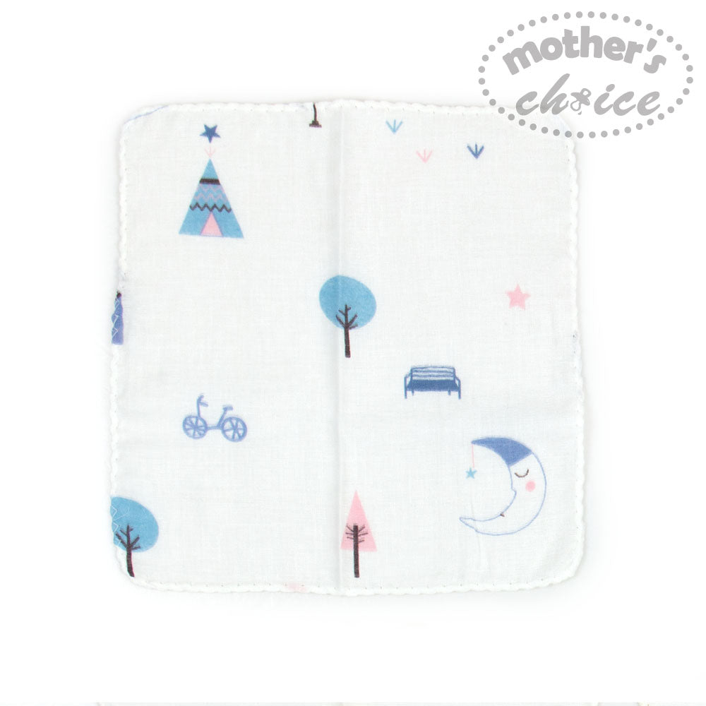 Mother'S Choice-Baby 6 Pack Muslin Face Clothswhite Mothers Choice Yallatoys