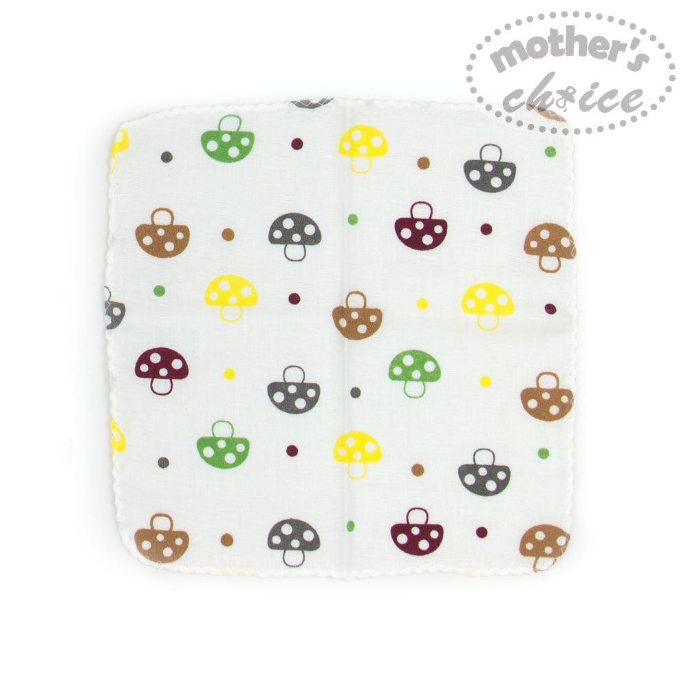 Mother'S Choice-Baby 6 Pack Muslin Face Clothswhite Mothers Choice Yallatoys
