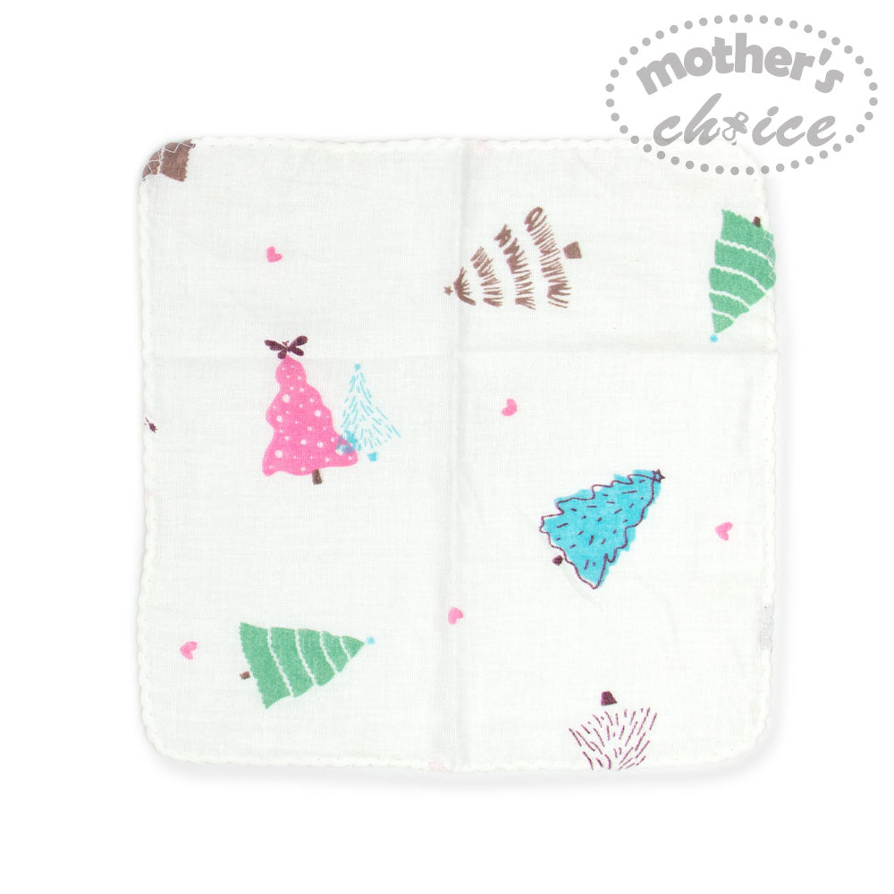 Mother'S Choice-Baby 6 Pack Muslin Face Cloths Tree Mothers Choice Yallatoys