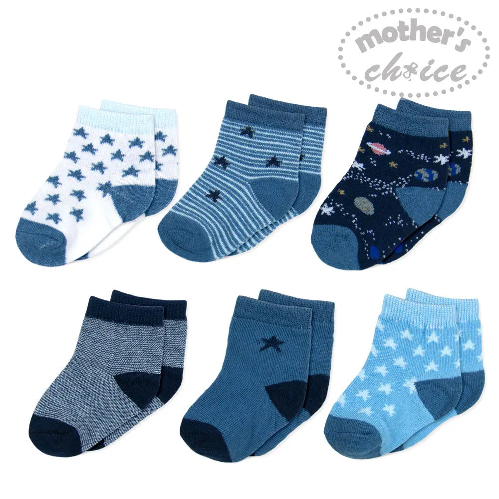 Mothers Choise Baby'S 6 Pack Socks. Mothers Choice Yallatoys