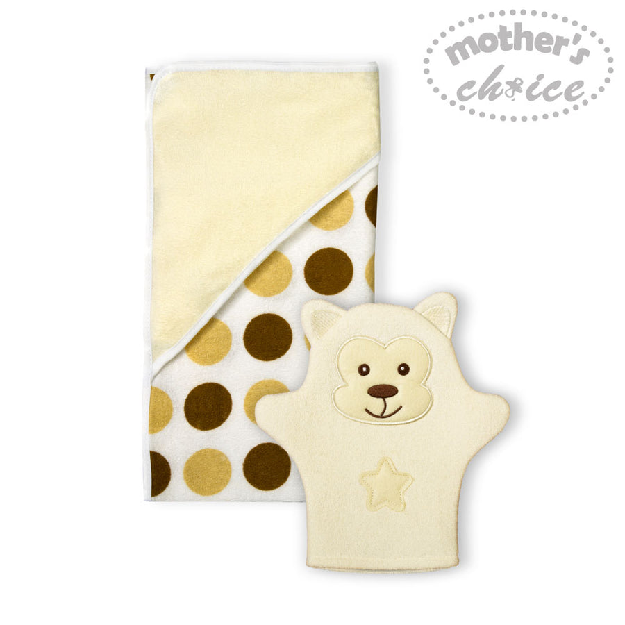 Mothers Choise Baby Hooded Towel + Wash Mittens (Sold Separately Subject To Availability) Mothers Choice Yallatoys