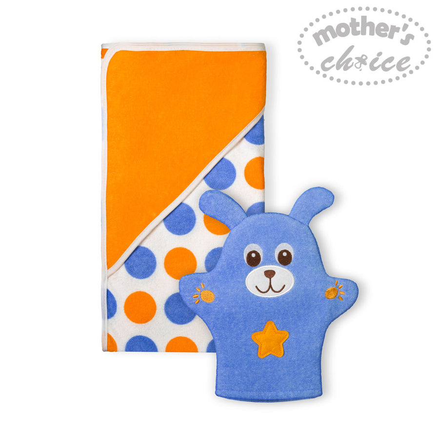 Mothers Choise Baby Hooded Towel + Wash Mittens (Sold Separately Subject To Availability) Mothers Choice Yallatoys