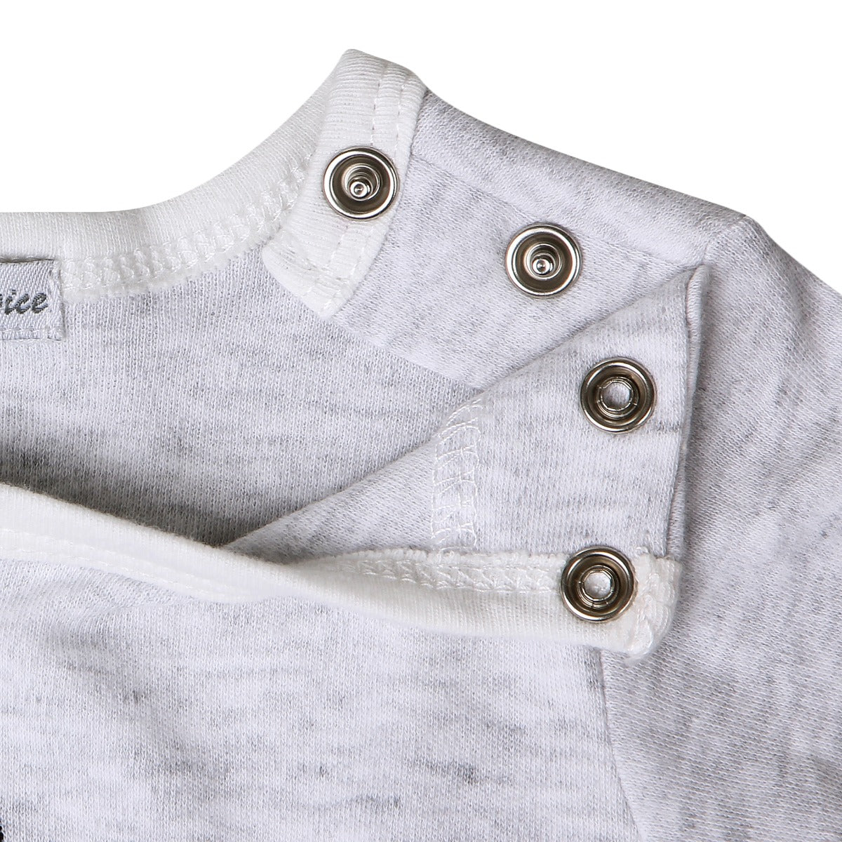 Mothers Choice Baby 2 Pack Short Rompers - Grey Mothers Choice