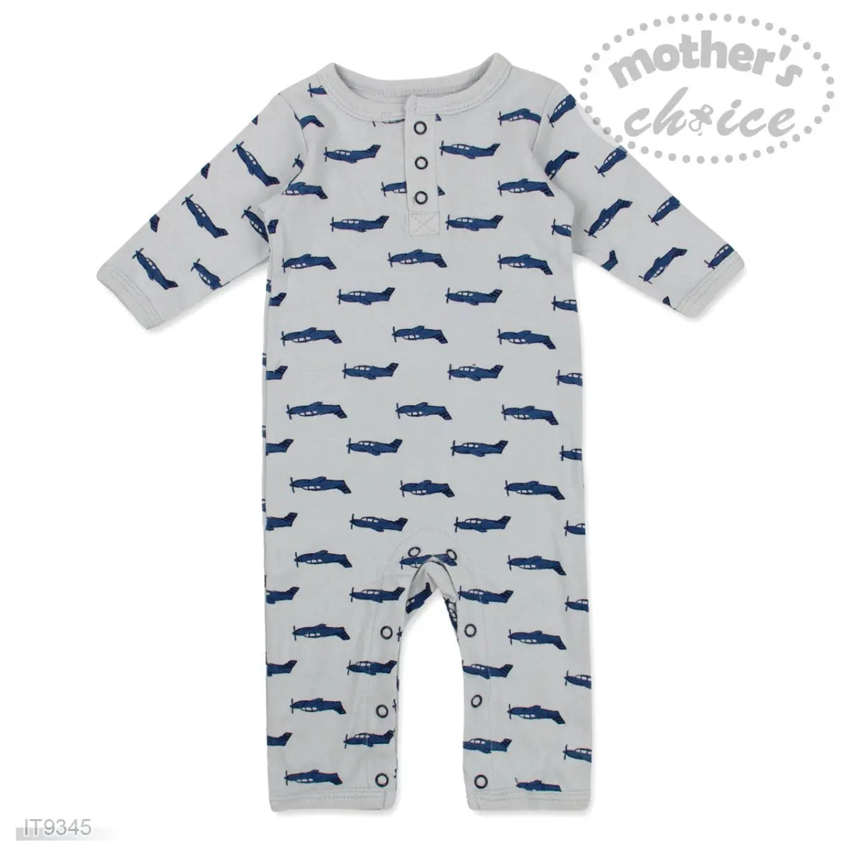 Mothers Choice Baby 2 Pack Romperblue Mothers Choice