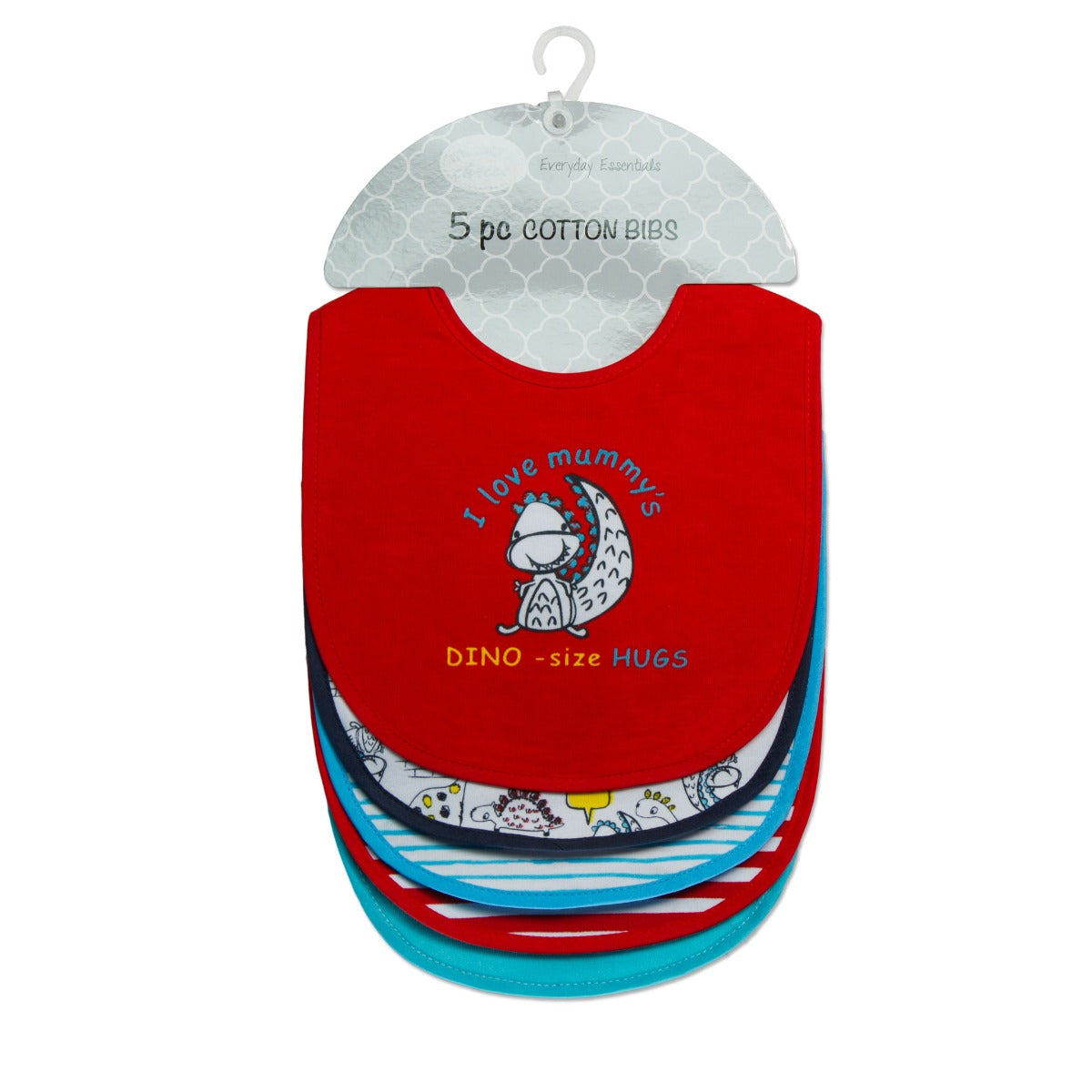 Mother'S Choice-Baby 5 Pack Bibs Boy Mothers Choice Yallatoys