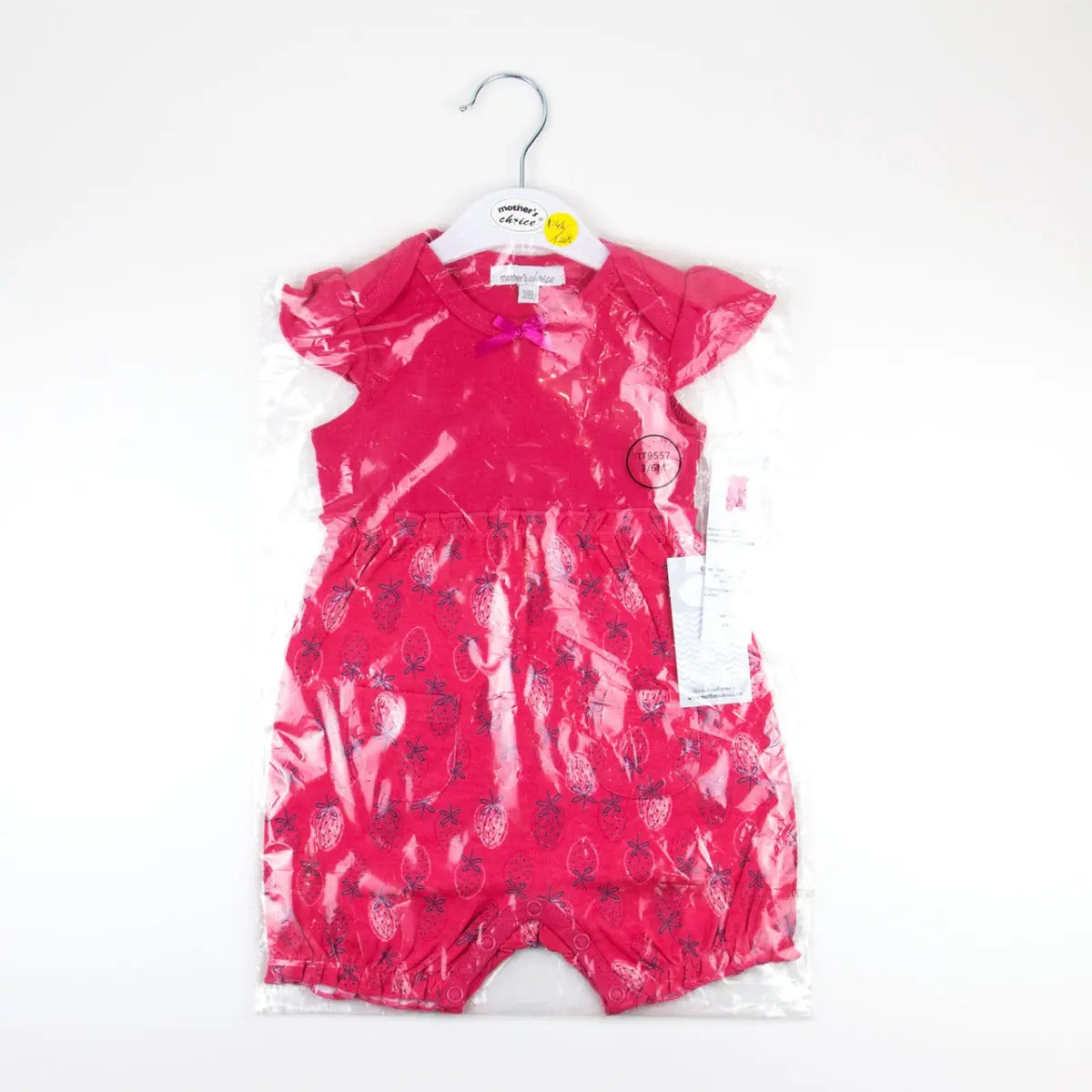 Mothers Choice Baby Short Romper - Pink Mothers Choice Yallatoys