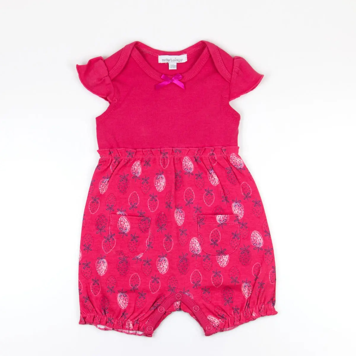 Mothers Choice Baby Short Romper - Pink Mothers Choice Yallatoys