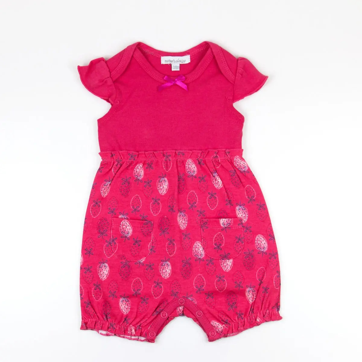 Mothers Choice Baby Short Romper - Pink Mothers Choice Yallatoys